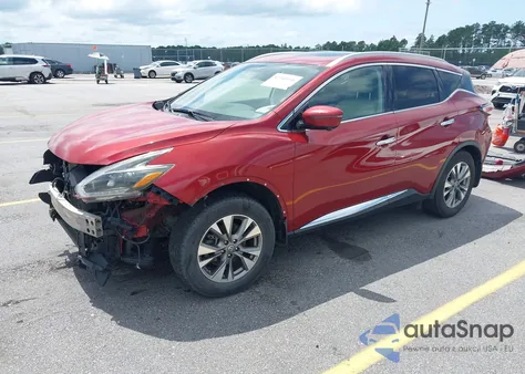 2018 Nissan Murano Sl z USA, uszkodzony, nr VIN 5N1AZ2MG7JN203741